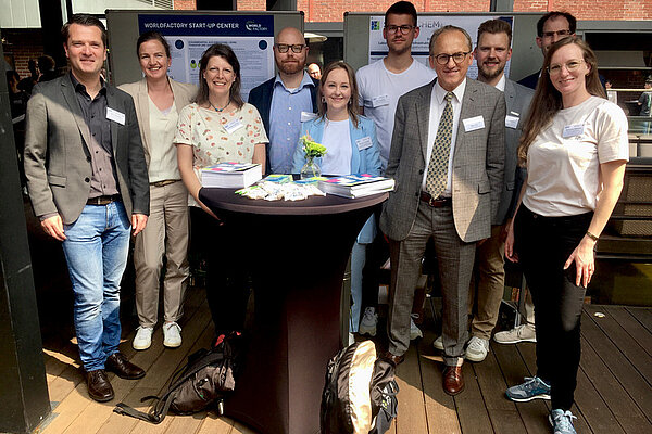 Ein Teil des WSC-Teams beim ESC-Kongress in Düsseldorf.