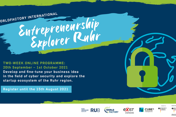 Banner vom Entrepreneurship Explorer Ruhr 2021 
