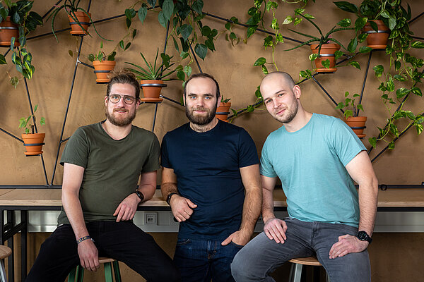 Das Gründungsteam von DrinkSea