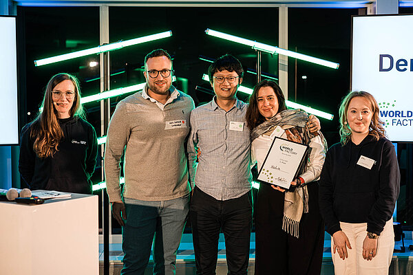 Das Team von HoLa beim WSC Demo Day 2023.