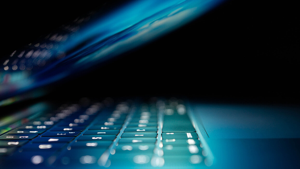 Tastatur von einem Laptop