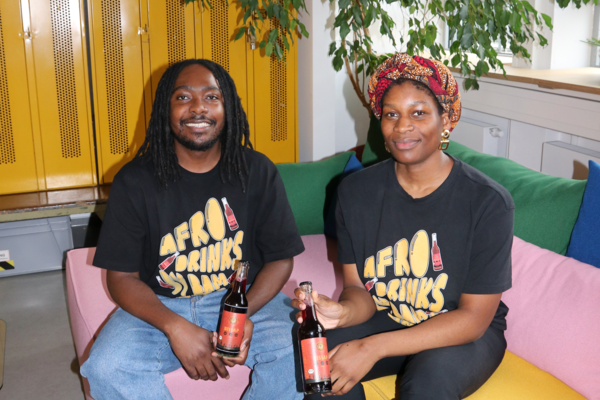 The Founding Team of Afro Drinks by BAM, Marya and Ben