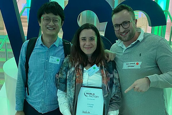 Das Gründungsteam von HoLa beim WSC Demo Day 2023